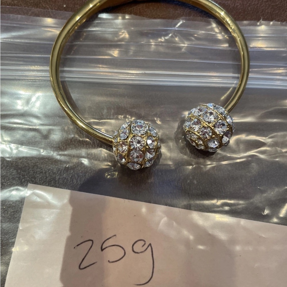 Kate Spade Gold and Gold toneCrystal Bracelet